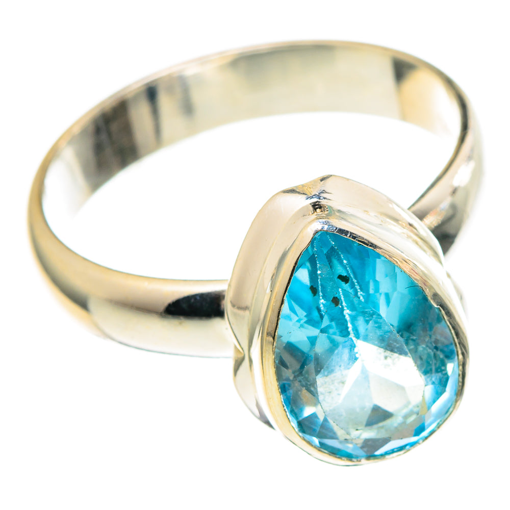 Blue Topaz Rings handcrafted by Ana Silver Co - RING97338