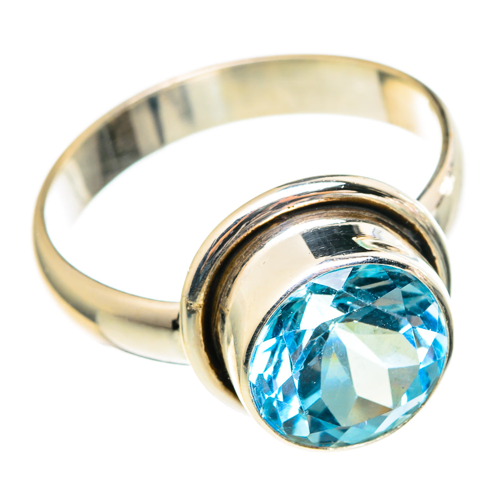 Blue Topaz Rings handcrafted by Ana Silver Co - RING97339