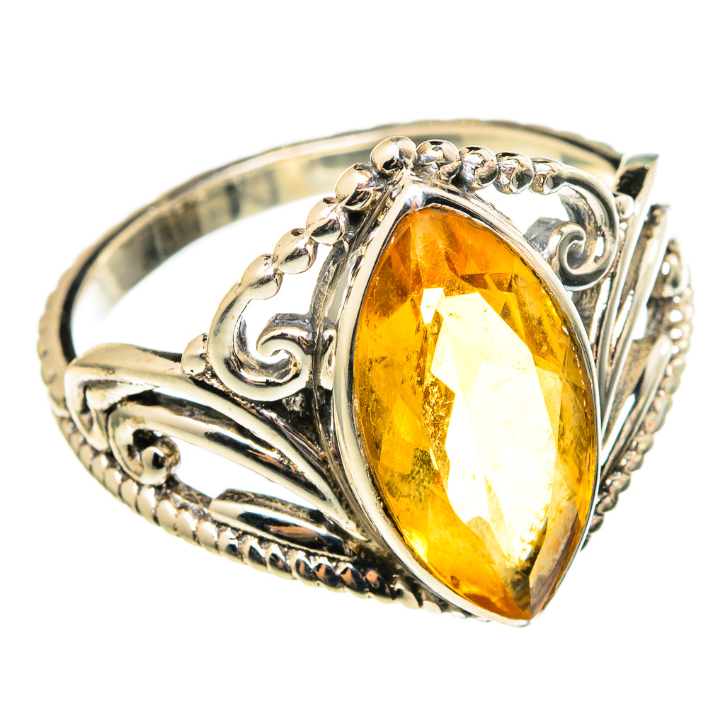 Citrine Rings handcrafted by Ana Silver Co - RING97351