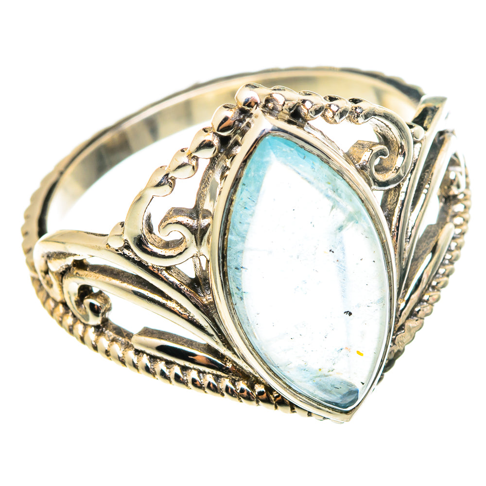 Aquamarine Rings handcrafted by Ana Silver Co - RING97255