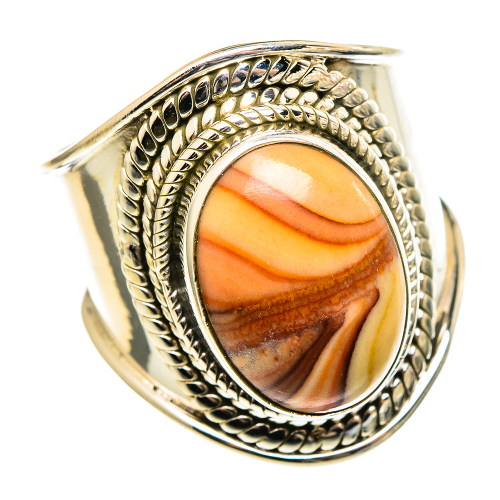Mookaite Rings handcrafted by Ana Silver Co - RING97265