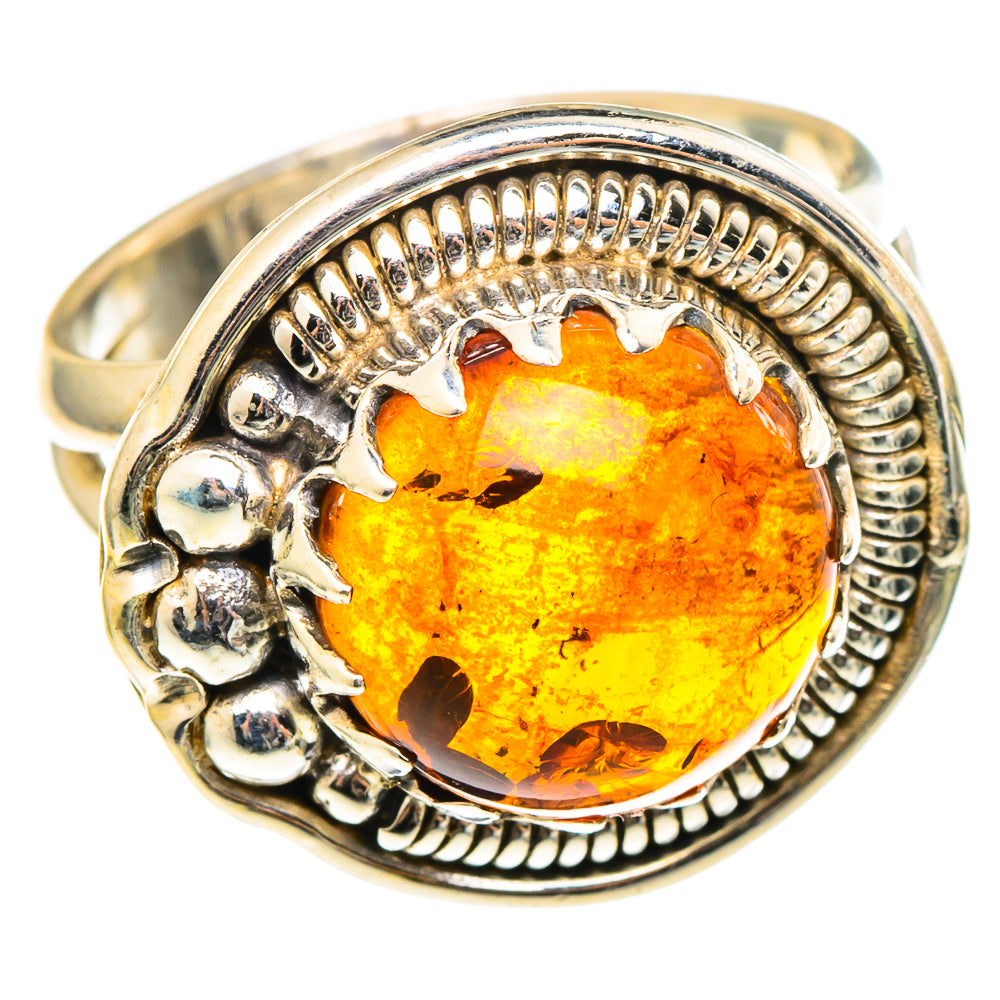Baltic Amber Rings handcrafted by Ana Silver Co - RING97269