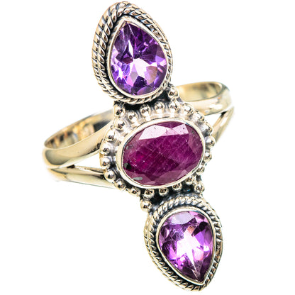Ruby Rings handcrafted by Ana Silver Co - RING97282