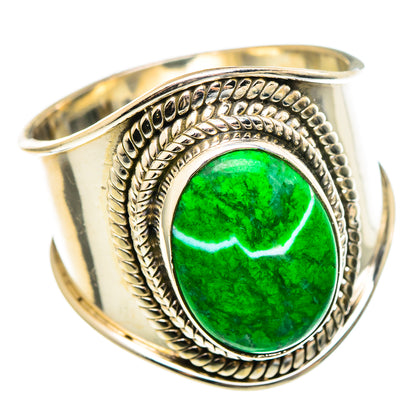 Gaspeite Rings handcrafted by Ana Silver Co - RING97291