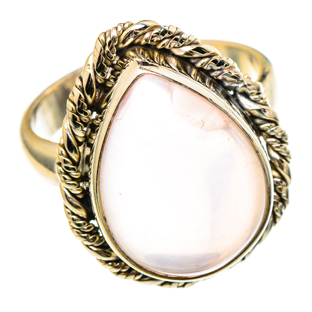 Rose Quartz Rings handcrafted by Ana Silver Co - RING97298