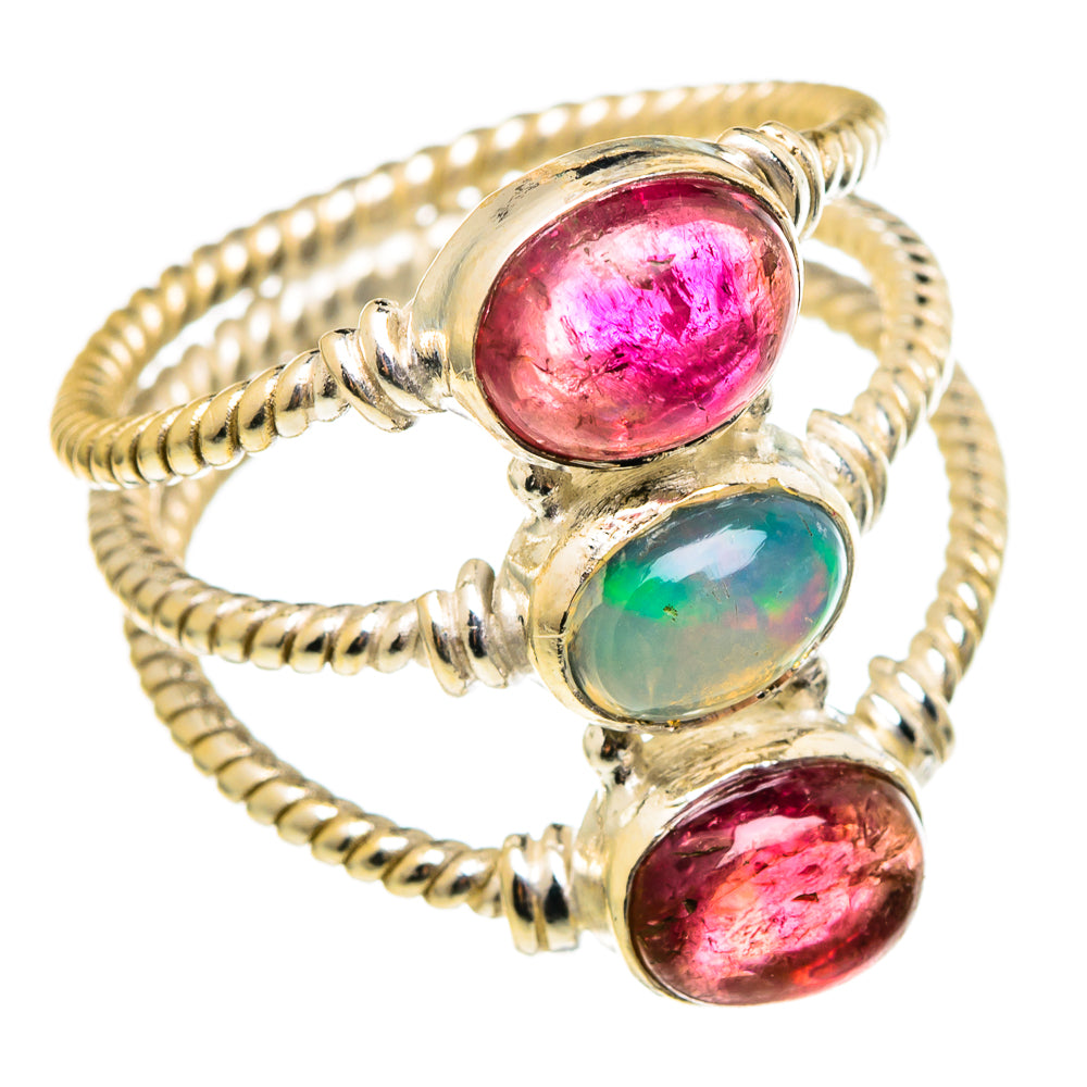 Ethiopian Opal Rings handcrafted by Ana Silver Co - RING97307