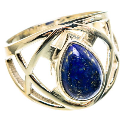 Lapis Lazuli Rings handcrafted by Ana Silver Co - RING97313