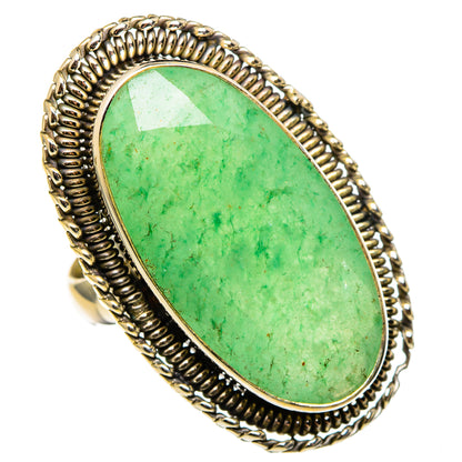 Green Aventurine Rings handcrafted by Ana Silver Co - RING97334