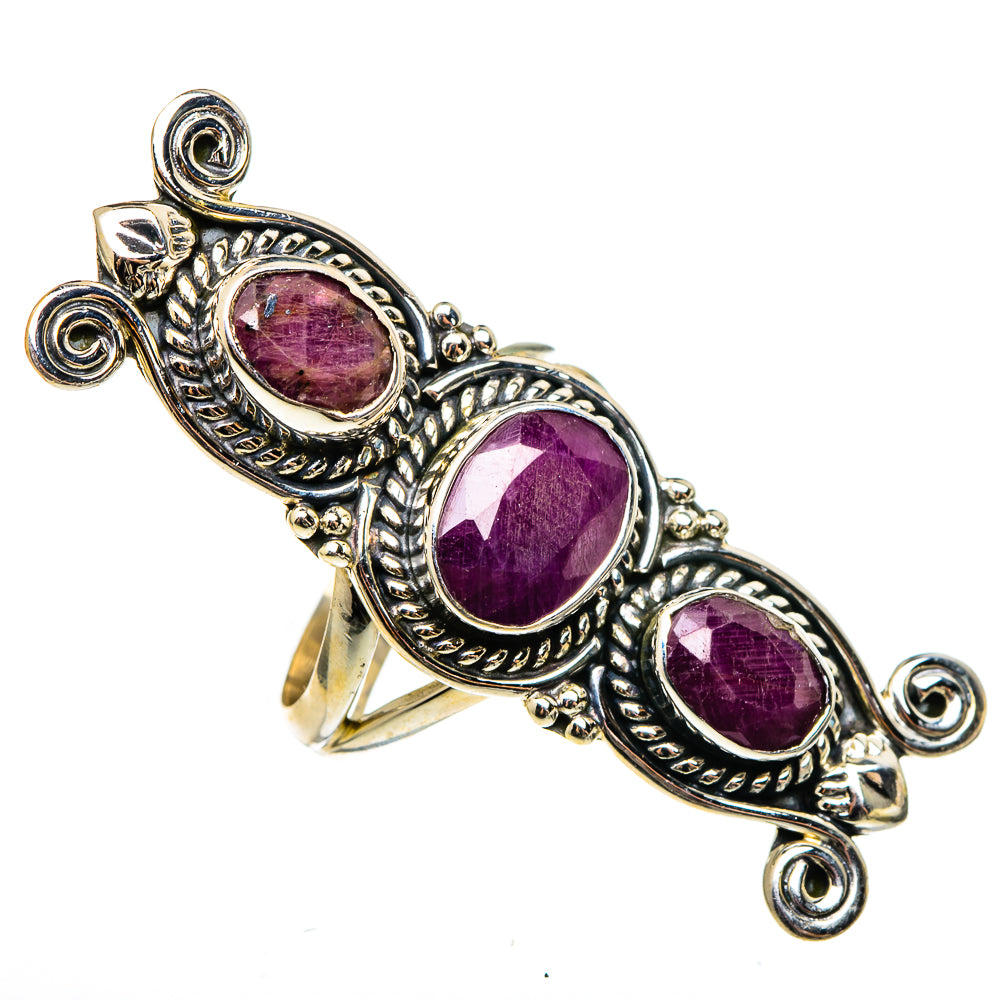 Ruby Rings handcrafted by Ana Silver Co - RING97352