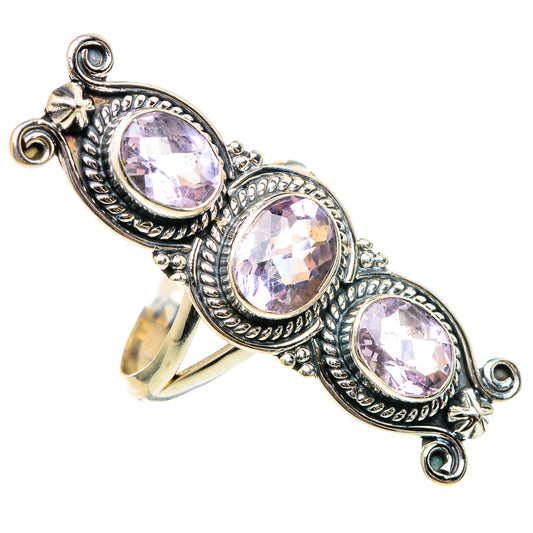 Kunzite Rings handcrafted by Ana Silver Co - RING97357