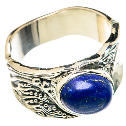 Lapis Lazuli Rings handcrafted by Ana Silver Co - RING97369 - Photo 2