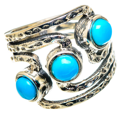 Sleeping Beauty Turquoise Rings handcrafted by Ana Silver Co - RING97372