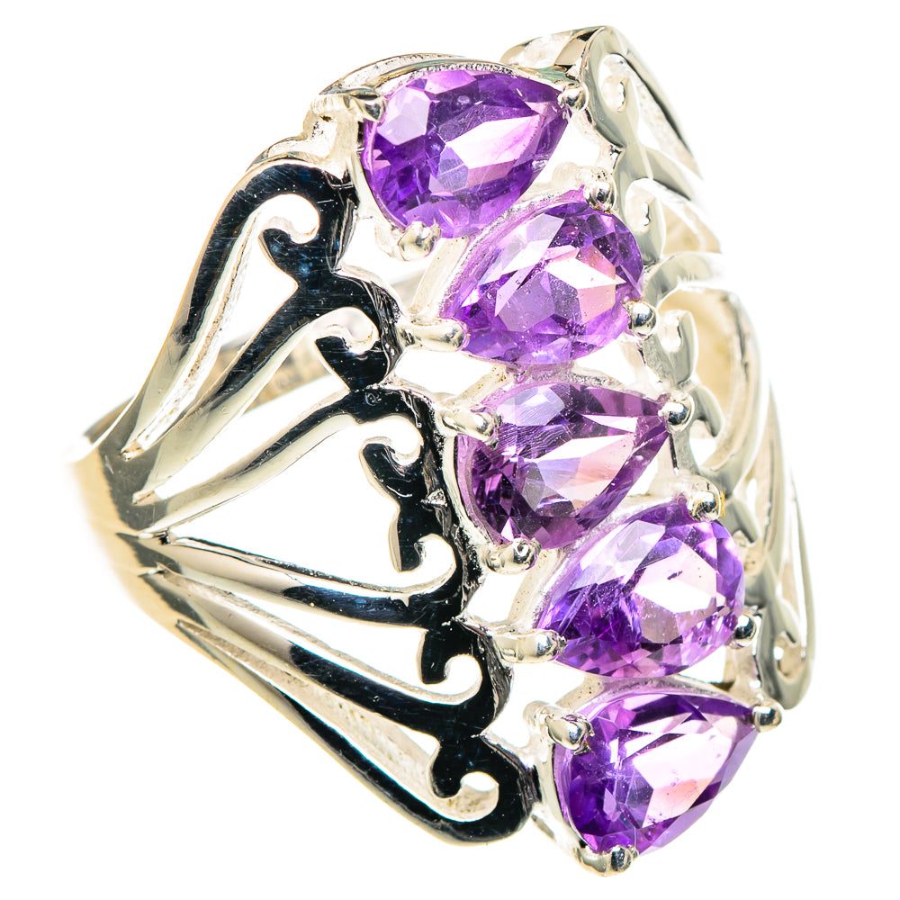 Amethyst Rings handcrafted by Ana Silver Co - RING97393