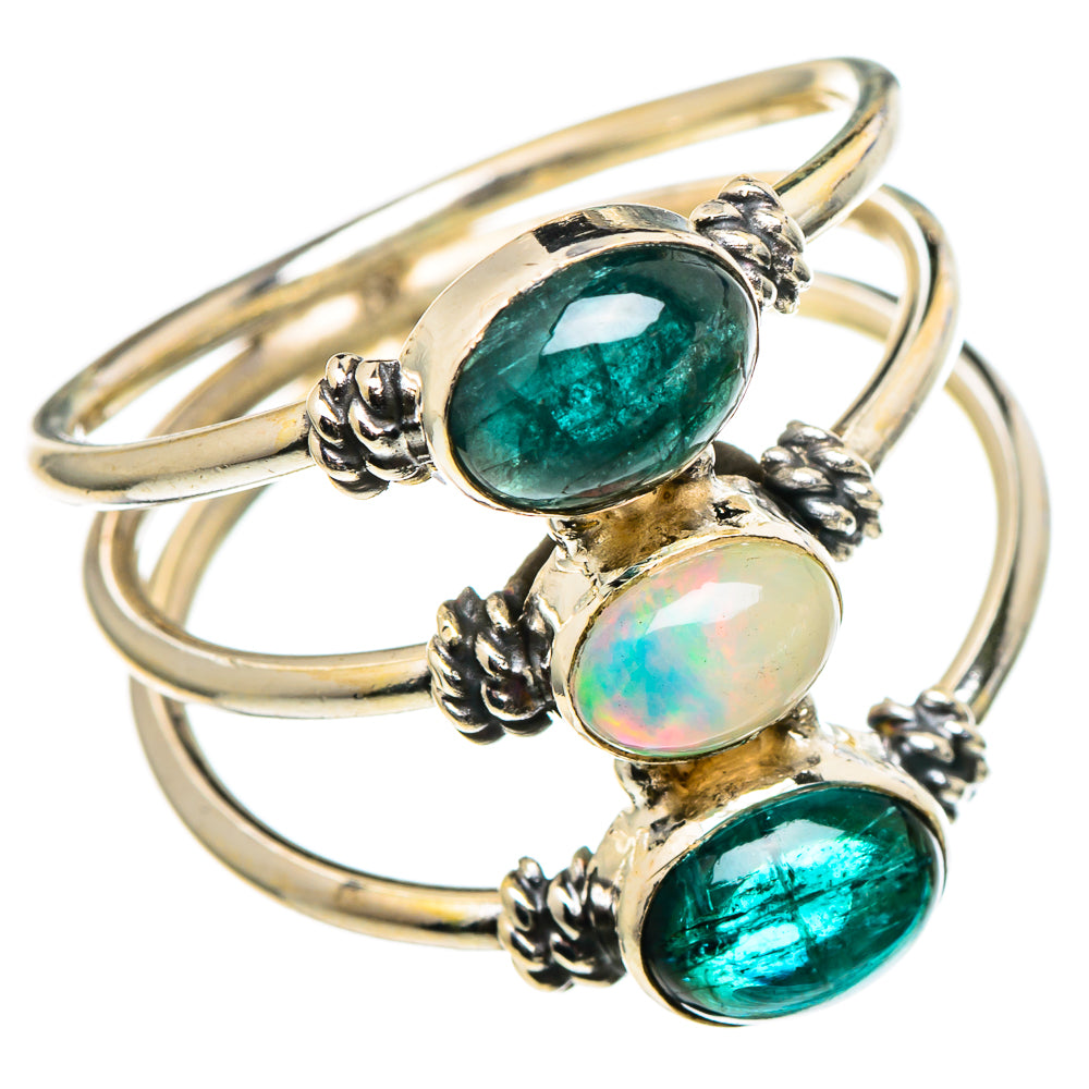 Ethiopian Opal Rings handcrafted by Ana Silver Co - RING97399