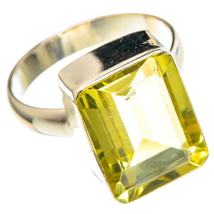 Lemon Quartz Rings handcrafted by Ana Silver Co - RING97401