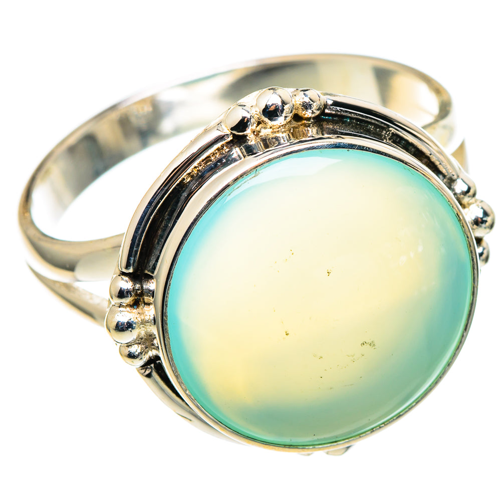 Aqua Chalcedony Rings handcrafted by Ana Silver Co - RING97402