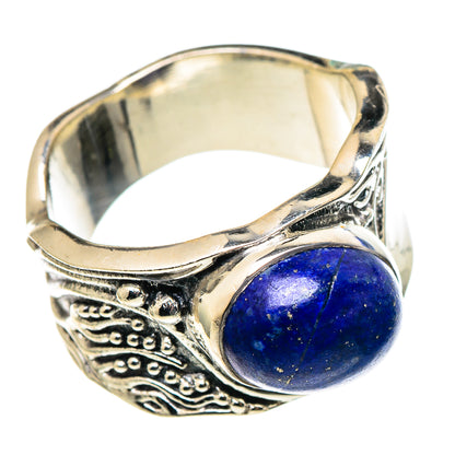 Lapis Lazuli Rings handcrafted by Ana Silver Co - RING97405 - Photo 2