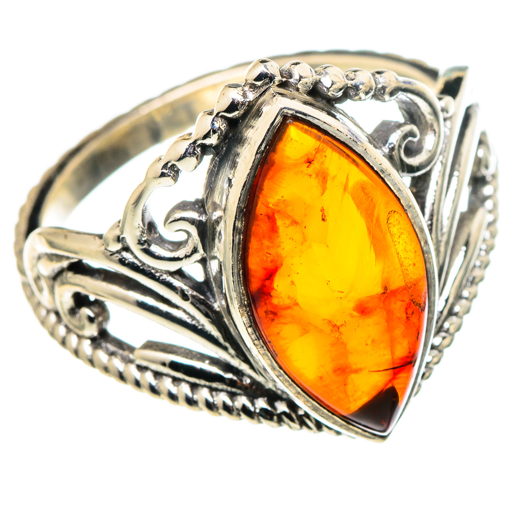 Baltic Amber Rings handcrafted by Ana Silver Co - RING97419