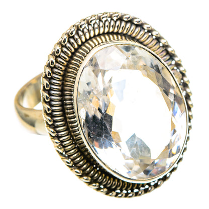 White Quartz Rings handcrafted by Ana Silver Co - RING97431