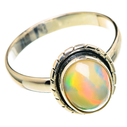 Ethiopian Opal Rings handcrafted by Ana Silver Co - RING97434