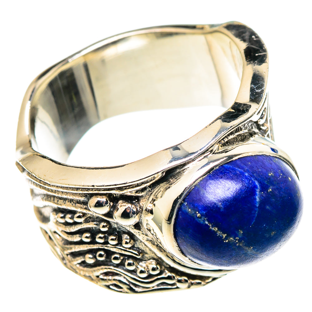 Lapis Lazuli Rings handcrafted by Ana Silver Co - RING97440 - Photo 2