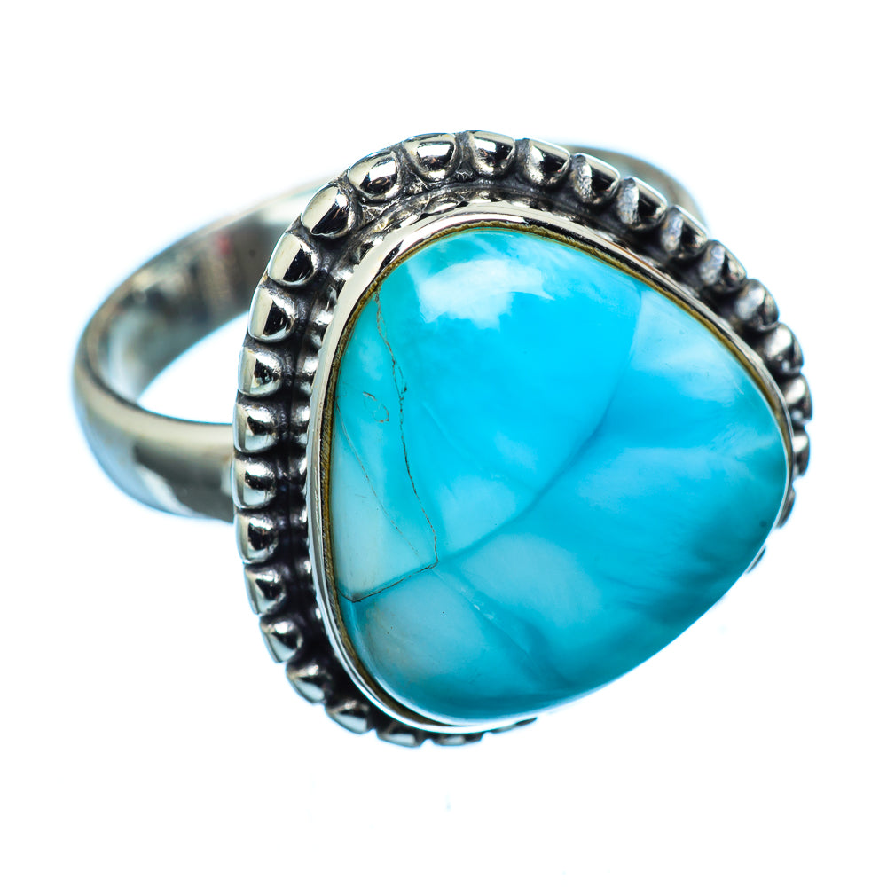Larimar Rings handcrafted by Ana Silver Co - RING974506