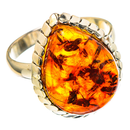Baltic Amber Rings handcrafted by Ana Silver Co - RING97452