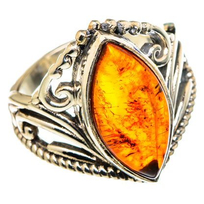 Baltic Amber Rings handcrafted by Ana Silver Co - RING97453