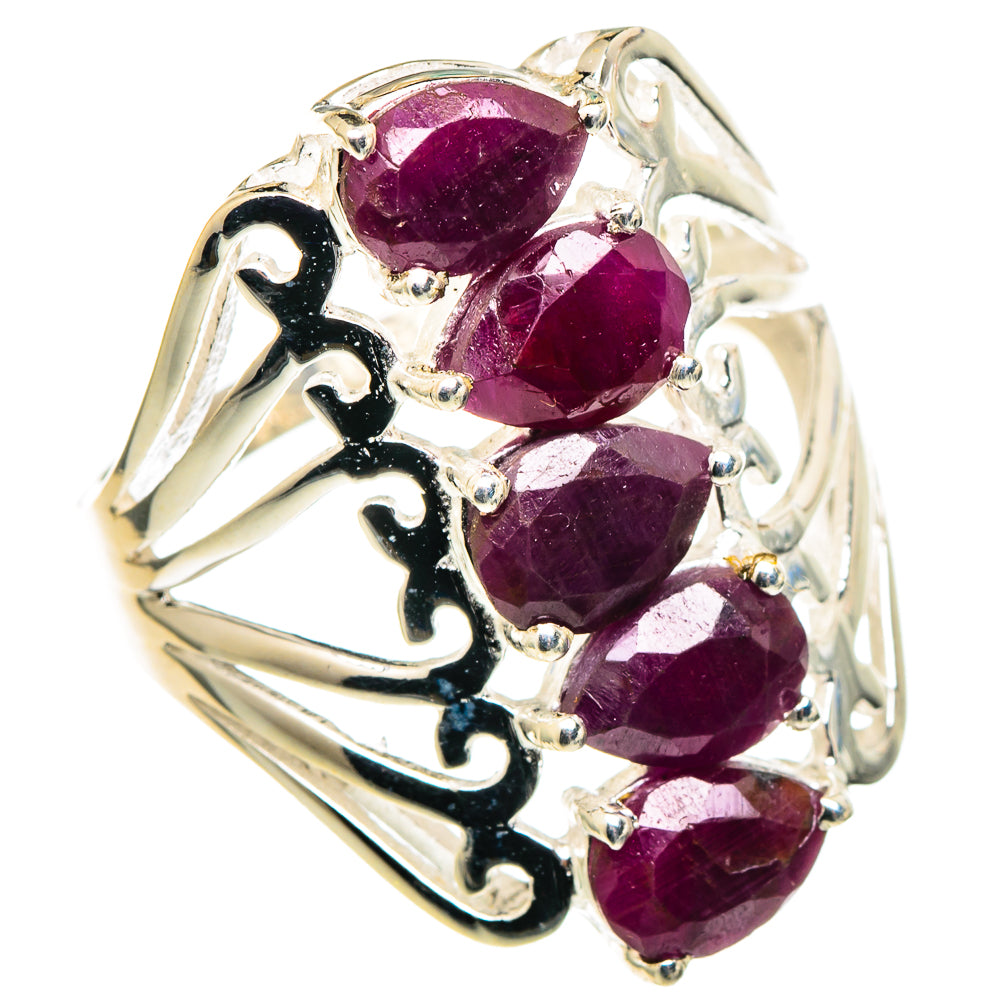 Ruby Rings handcrafted by Ana Silver Co - RING97454