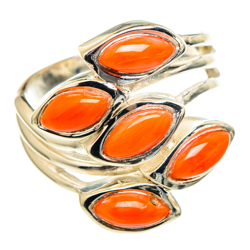 Carnelian Rings handcrafted by Ana Silver Co - RING97456