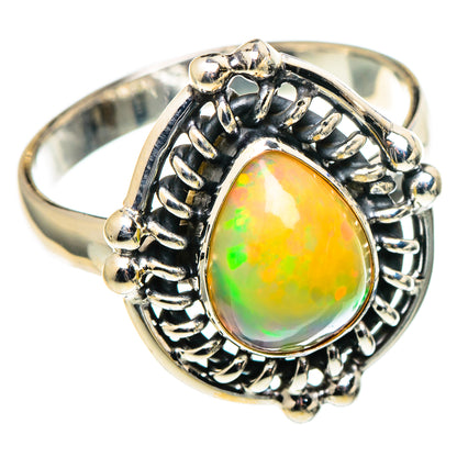 Ethiopian Opal Rings handcrafted by Ana Silver Co - RING97466