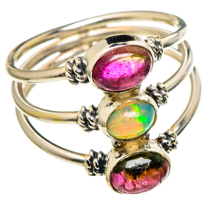 Ethiopian Opal Rings handcrafted by Ana Silver Co - RING97467