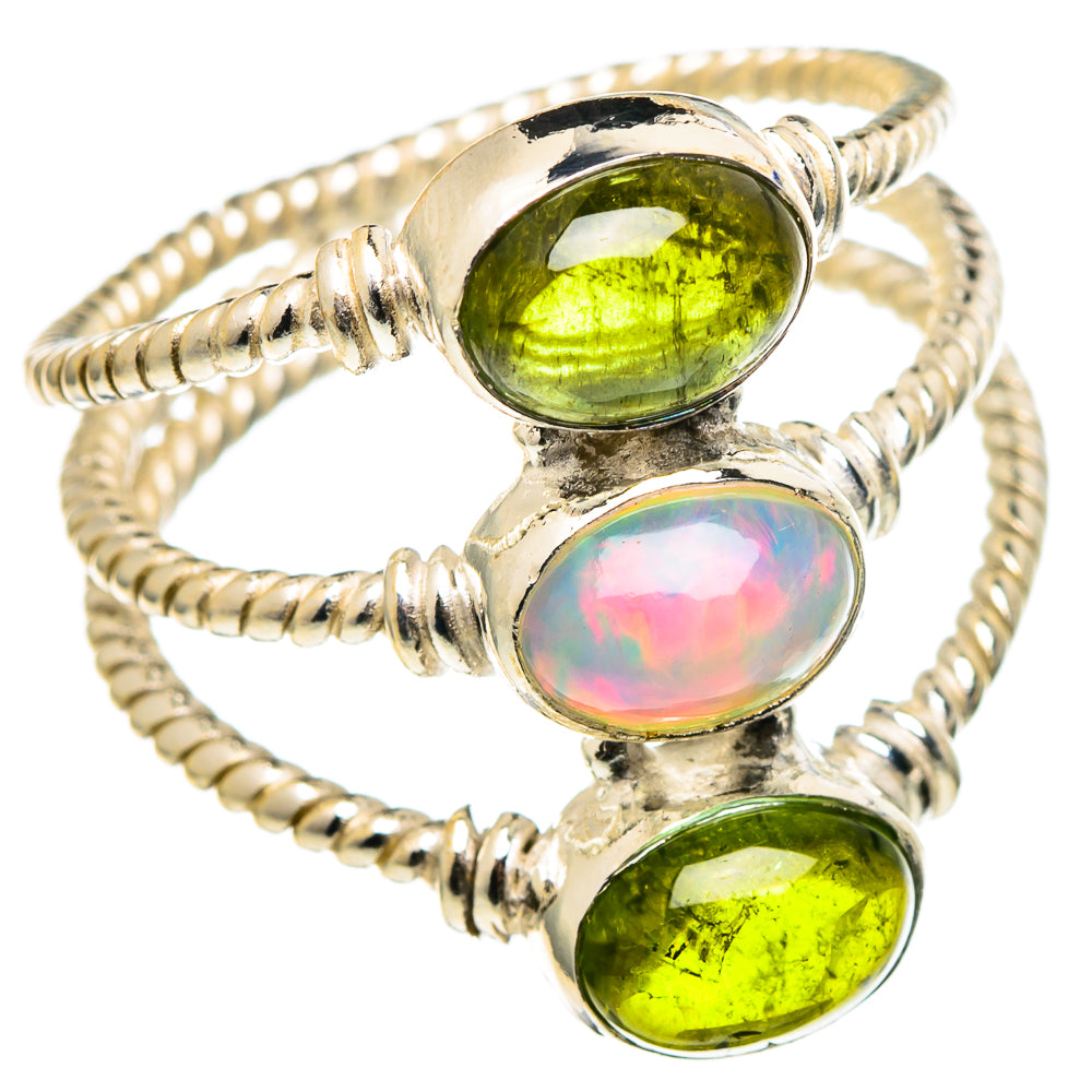 Ethiopian Opal Rings handcrafted by Ana Silver Co - RING97469