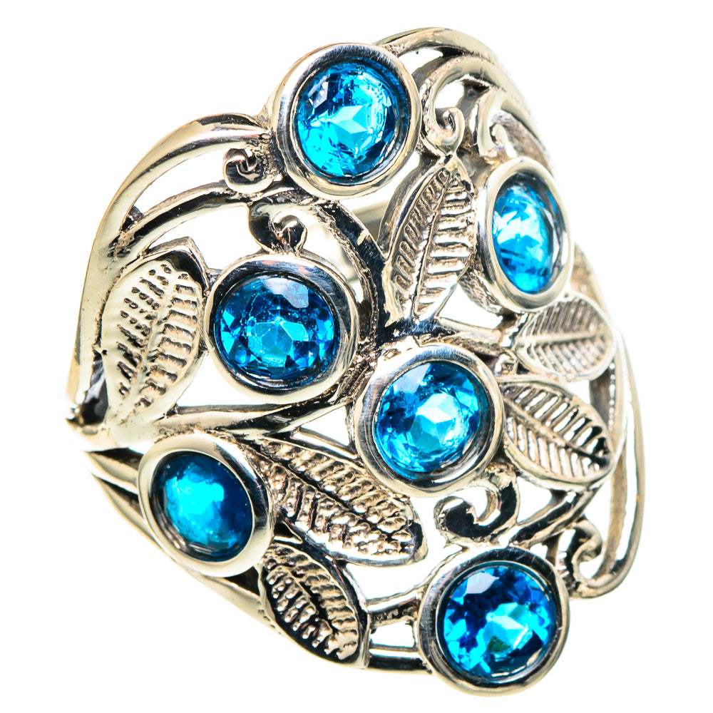 Blue Quartz Rings handcrafted by Ana Silver Co - RING97475