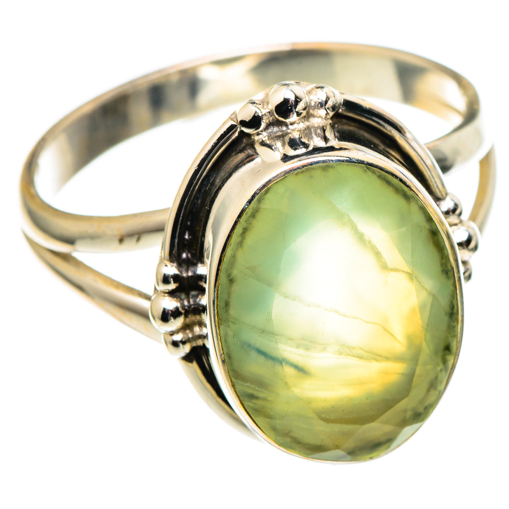 Prehnite Rings handcrafted by Ana Silver Co - RING97479