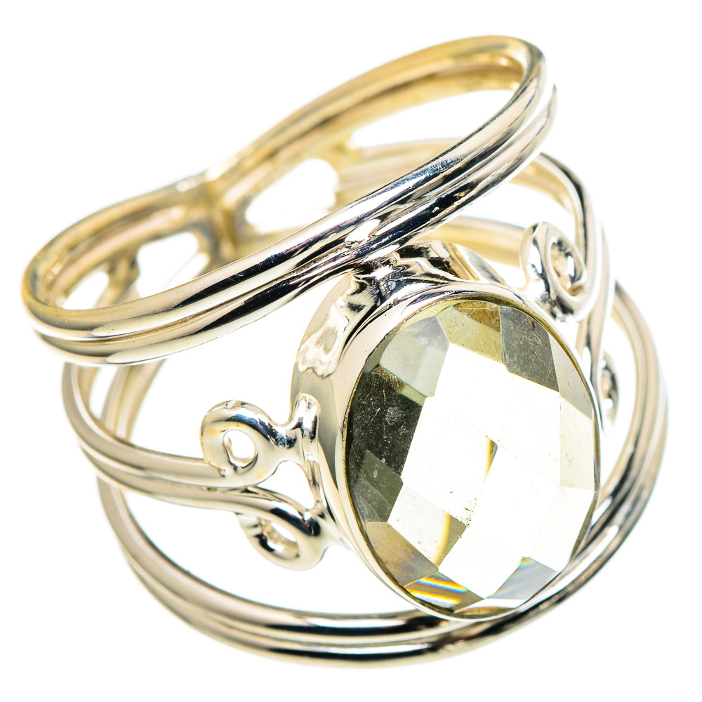 Green Amethyst Rings handcrafted by Ana Silver Co - RING97481