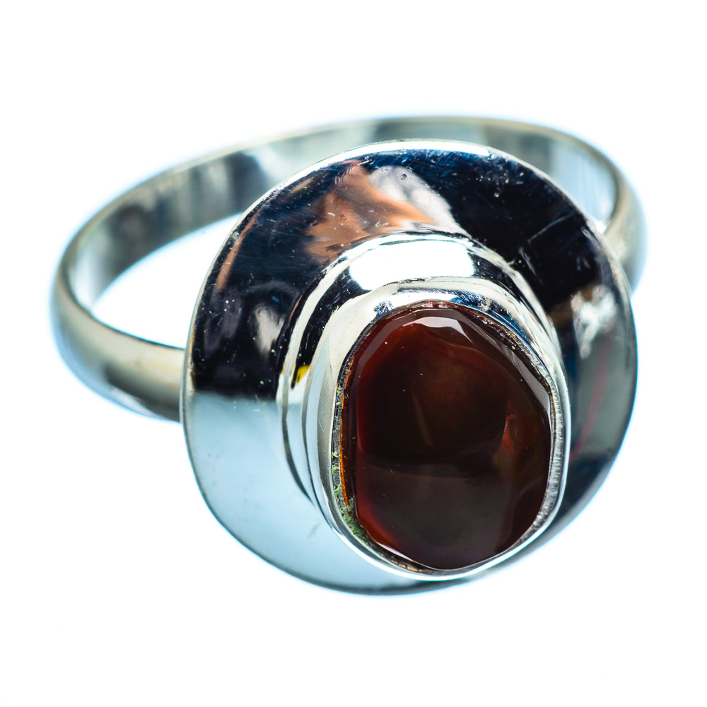 Mexican Fire Agate Rings handcrafted by Ana Silver Co - RING974828