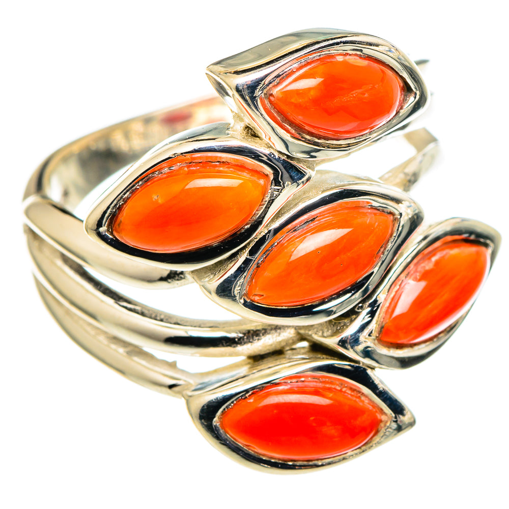 Carnelian Rings handcrafted by Ana Silver Co - RING97488