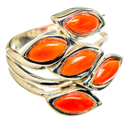Carnelian Rings handcrafted by Ana Silver Co - RING97488