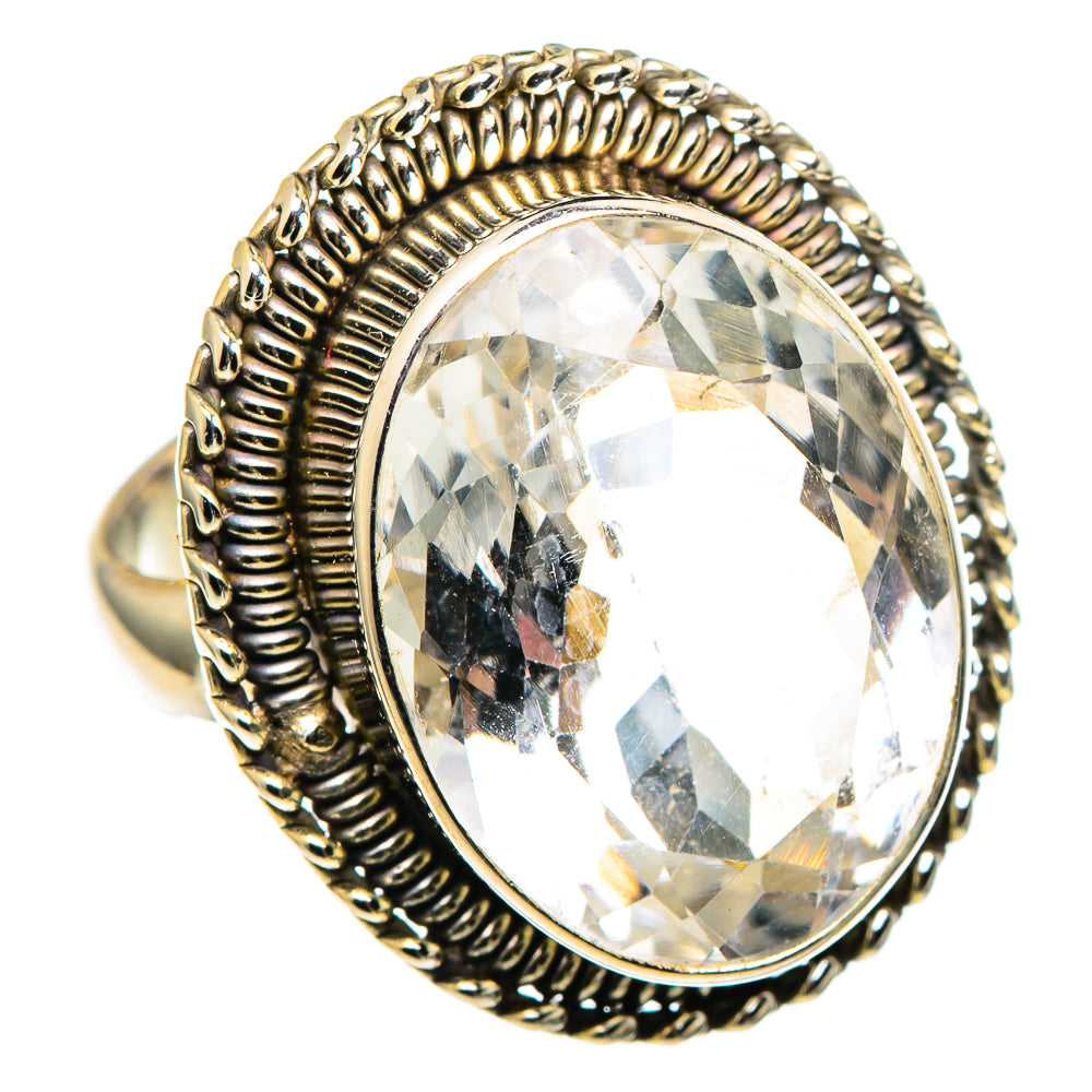 White Quartz Rings handcrafted by Ana Silver Co - RING97496