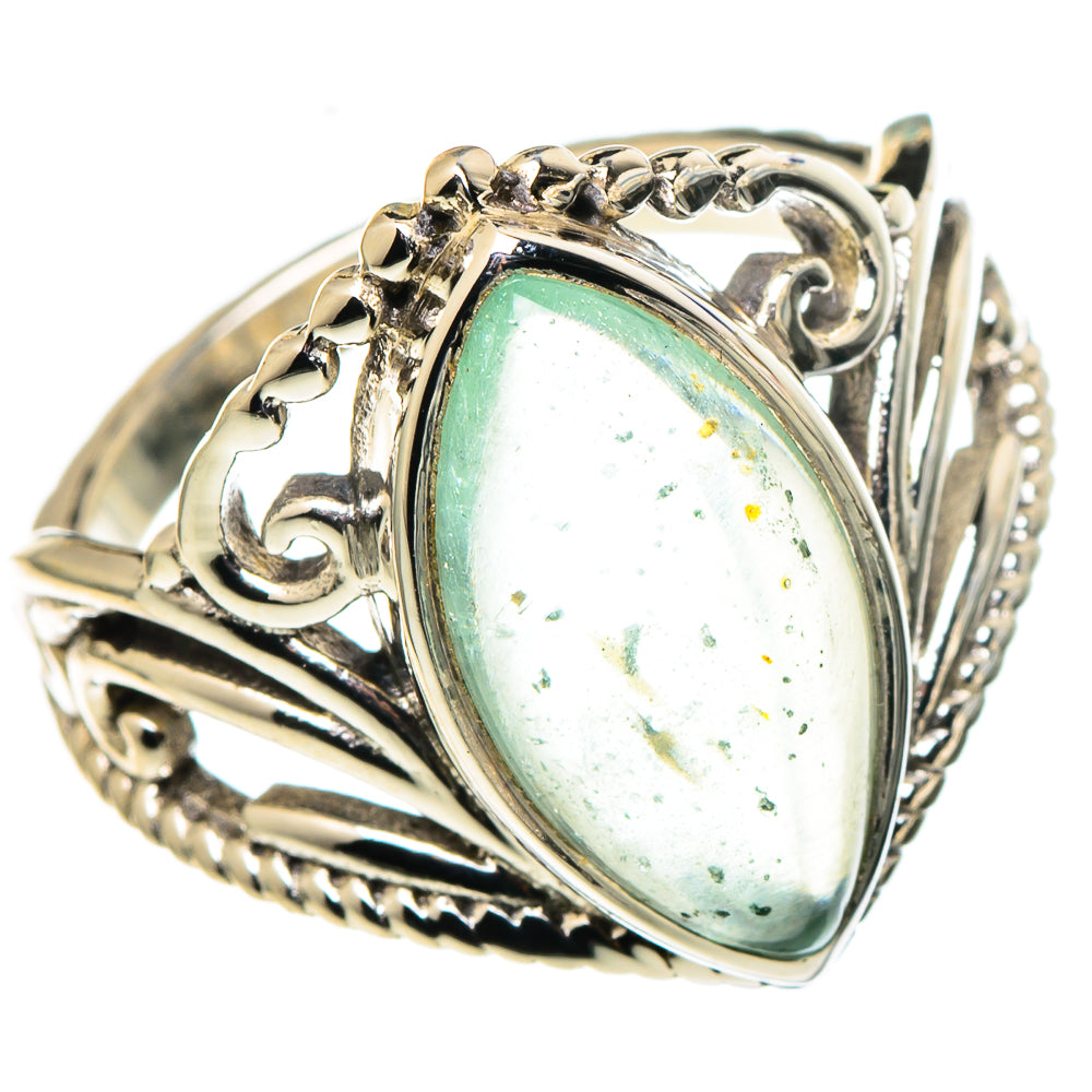 Prehnite Rings handcrafted by Ana Silver Co - RING97504