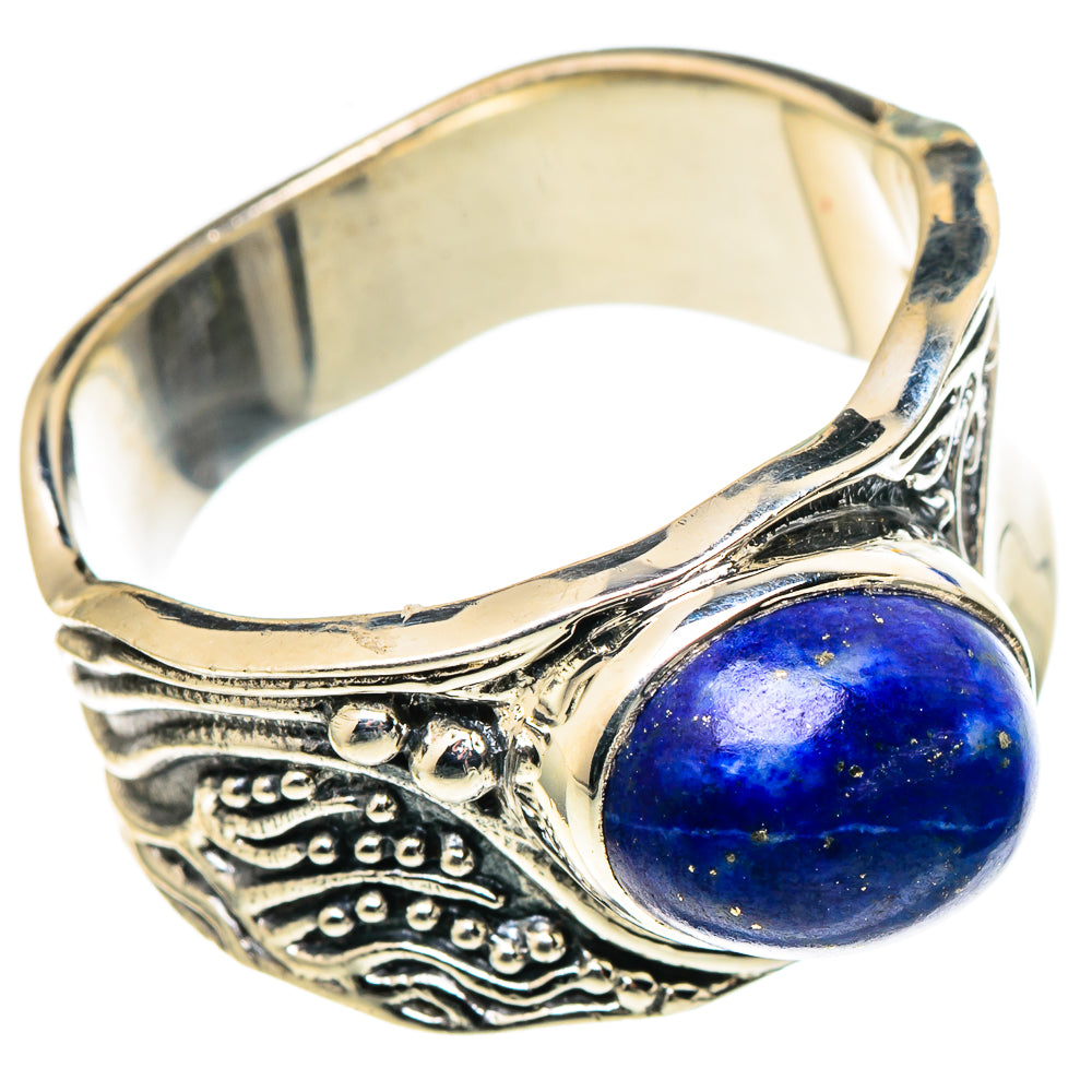 Lapis Lazuli Rings handcrafted by Ana Silver Co - RING97505 - Photo 2