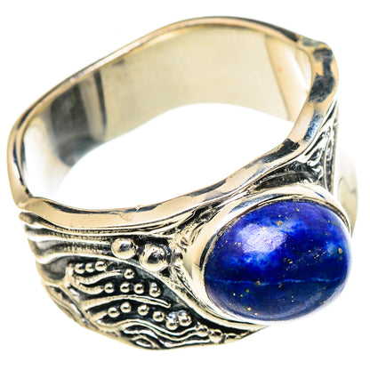 Lapis Lazuli Rings handcrafted by Ana Silver Co - RING97505 - Photo 2