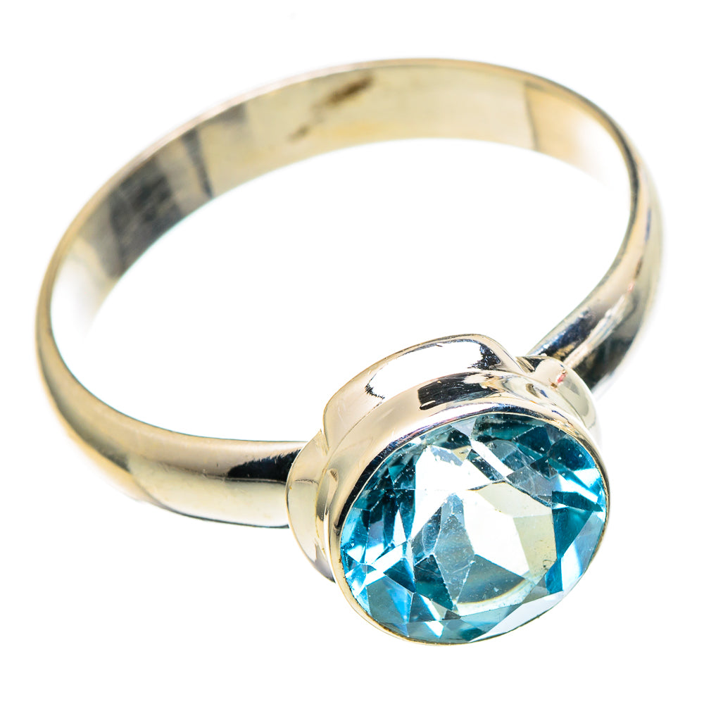 Blue Topaz Rings handcrafted by Ana Silver Co - RING97506