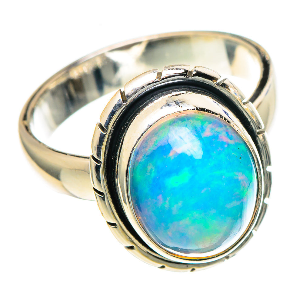 Ethiopian Opal Rings handcrafted by Ana Silver Co - RING97529