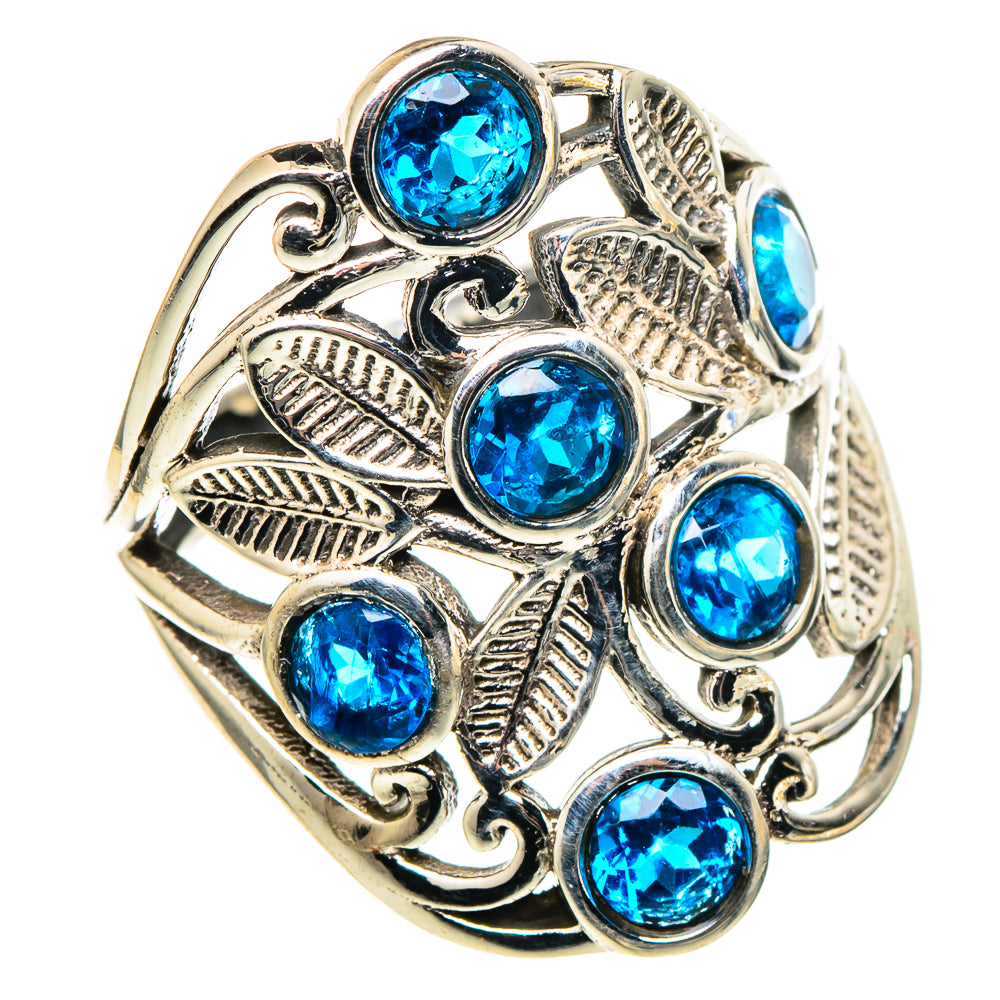 Blue Quartz Rings handcrafted by Ana Silver Co - RING97532