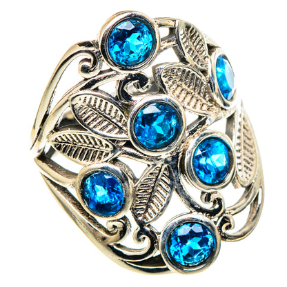 Blue Quartz Rings handcrafted by Ana Silver Co - RING97532