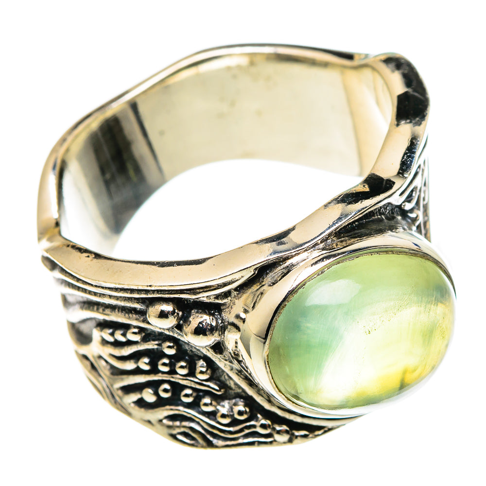 Prehnite Rings handcrafted by Ana Silver Co - RING97540