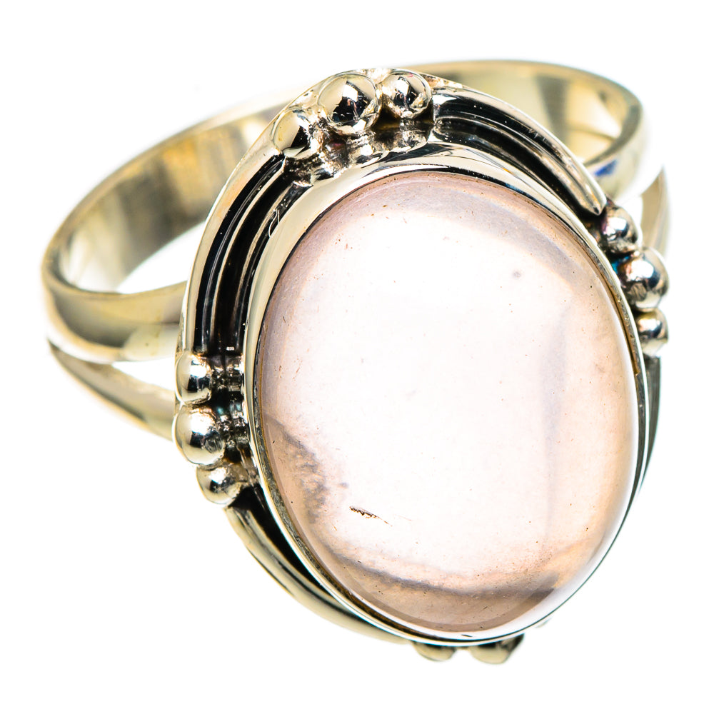 Rose Quartz Rings handcrafted by Ana Silver Co - RING97543