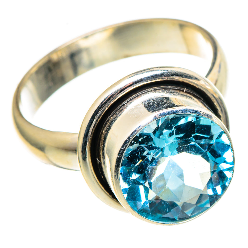 Blue Topaz Rings handcrafted by Ana Silver Co - RING97554